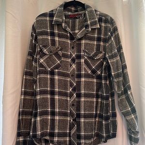 Men’s Gray/Blue Flannel